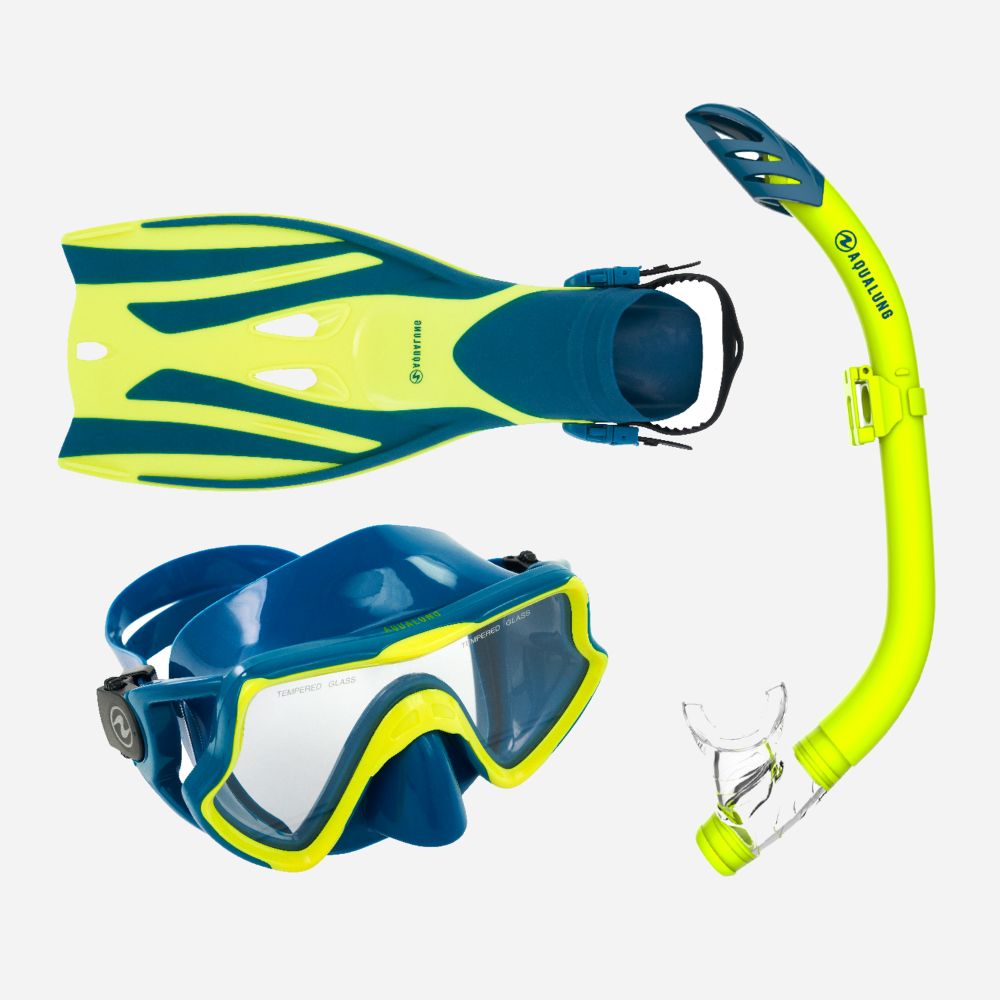 Set Snorkeling Completo Maschera, Snorkel E Pinne - Per Adulti E Bambini, Silicone Regolabile - Foto 8